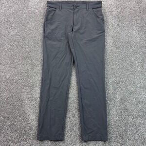 World‎ Wide Sportsman Pants Mens 34x32 Gray Fishing Golf Hiking Stretch